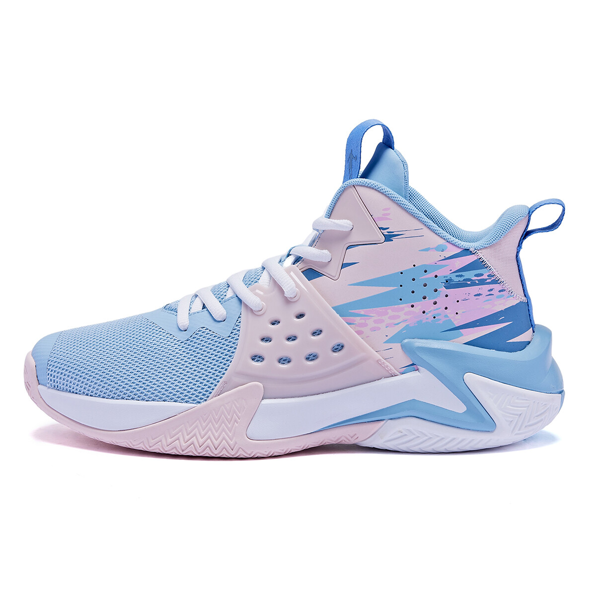 Баскетбольные кроссовки мужские среднего размера, синие/розовые Qiaodan
Баскетбольные кроссовки мужские среднего размера, синие/розовые Qiaodan