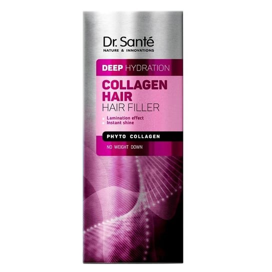 Доктор Sante, Collagen Hair Filler, Филлер для волос с коллагеном, 100 мл, Dr. Sante
Доктор Sante, Collagen Hair Filler, Филлер для волос с коллагеном, 100 мл, Dr. Sante