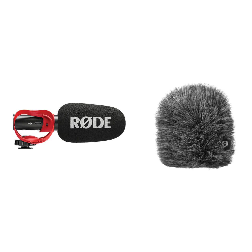 Комплект микрофона-пушки RODE VideoMic GO II-H для наружного использования с креплением на камеру (аналоговый/USB) и меховым ветрозащитным экраном
Комплект микрофона-пушки RODE VideoMic GO II-H для наружного использования с креплением на камеру (аналоговый/USB) и меховым ветрозащитным экраном