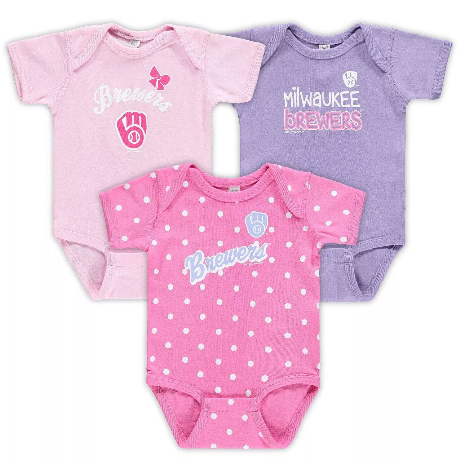 Infant Soft as a Grape Розовый/Фиолетовый Milwaukee Brewers Rookie Creeper - упаковка из 3 штук Unbranded
Infant Soft as a Grape Розовый/Фиолетовый Milwaukee Brewers Rookie Creeper - упаковка из 3 штук Unbranded