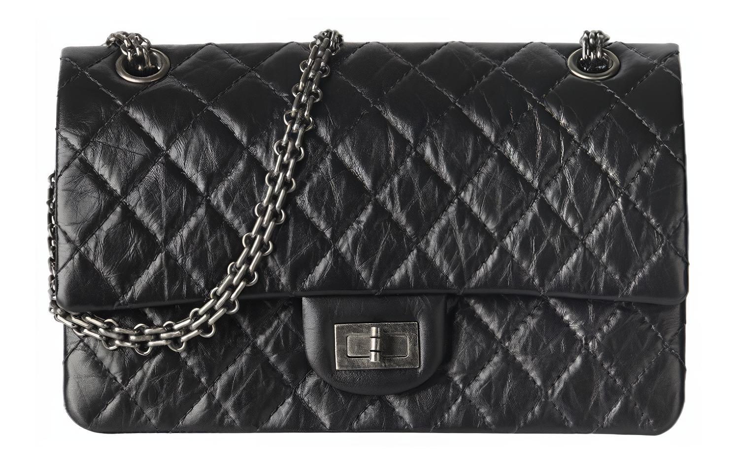 CHANEL Женская наплечная сумка из телячьей кожи Black & Silver
CHANEL Женская наплечная сумка из телячьей кожи Black & Silver