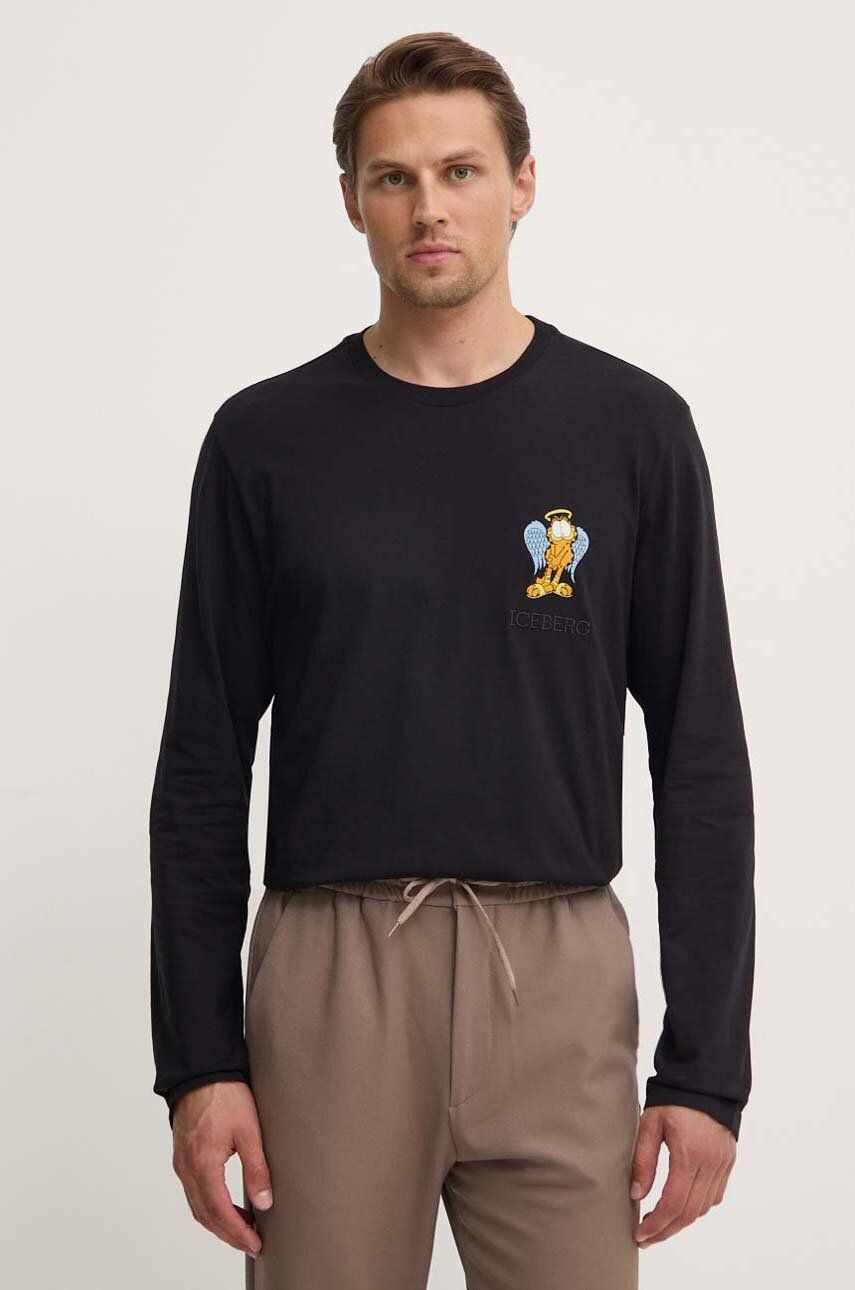 Хлопковый топ с длинными рукавами из коллаборации с Garfield Iceberg, черный
Хлопковый топ с длинными рукавами из коллаборации с Garfield Iceberg, черный