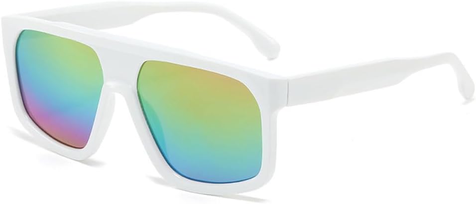 Классические цельные солнцезащитные очки для мужчин, с плоской верхней частью, для женщин, в большой оправе, черные, с защитой от УФ-излучения UV400 generic, White-yellowgreen
Классические цельные солнцезащитные очки для мужчин, с плоской верхней частью, для женщин, в большой оправе, черные, с защитой от УФ-излучения UV400 generic, White-yellowgreen