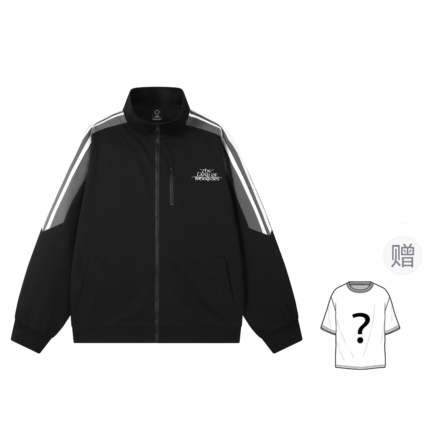 DOKI Куртка Unisex, Black (Comes with T-Shirt)
DOKI Куртка Unisex, Black (Comes with T-Shirt)