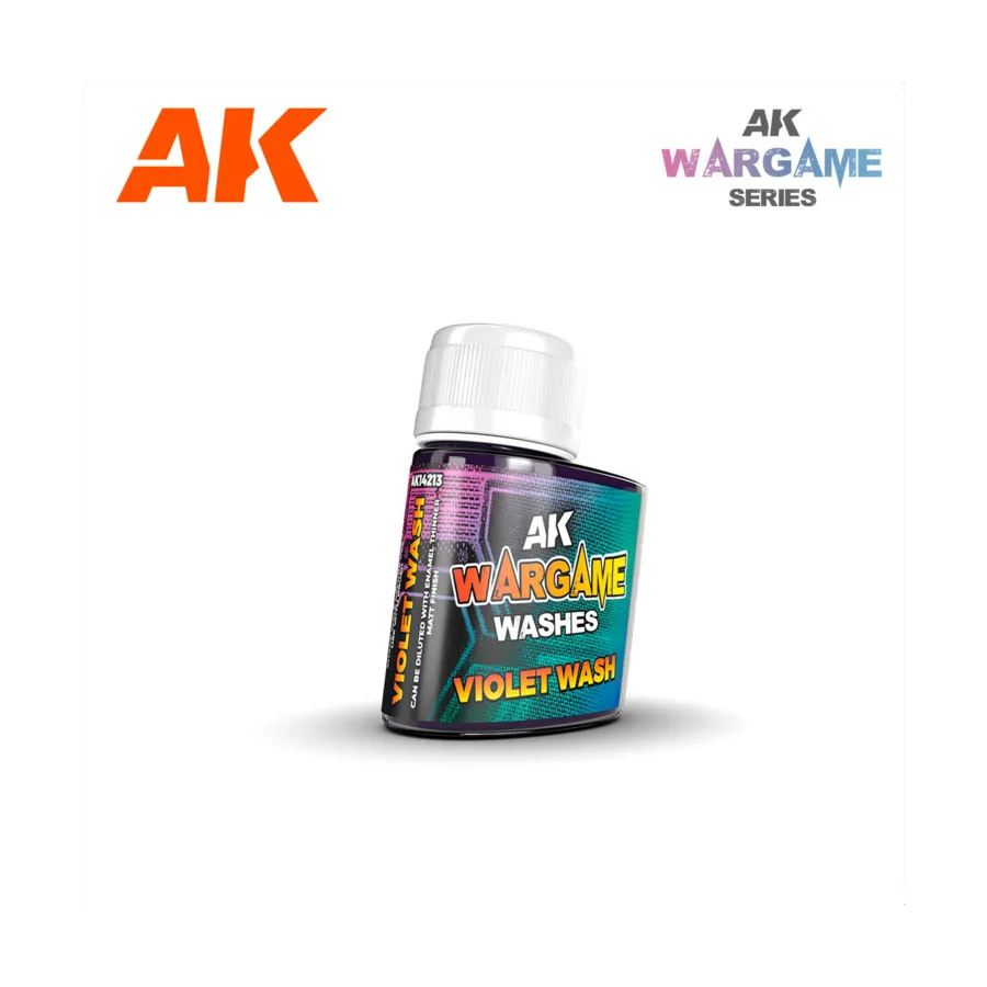 Фиолетовый мыть, Paint - Wargame Washes (AK-Interactive)
Фиолетовый мыть, Paint - Wargame Washes (AK-Interactive)
