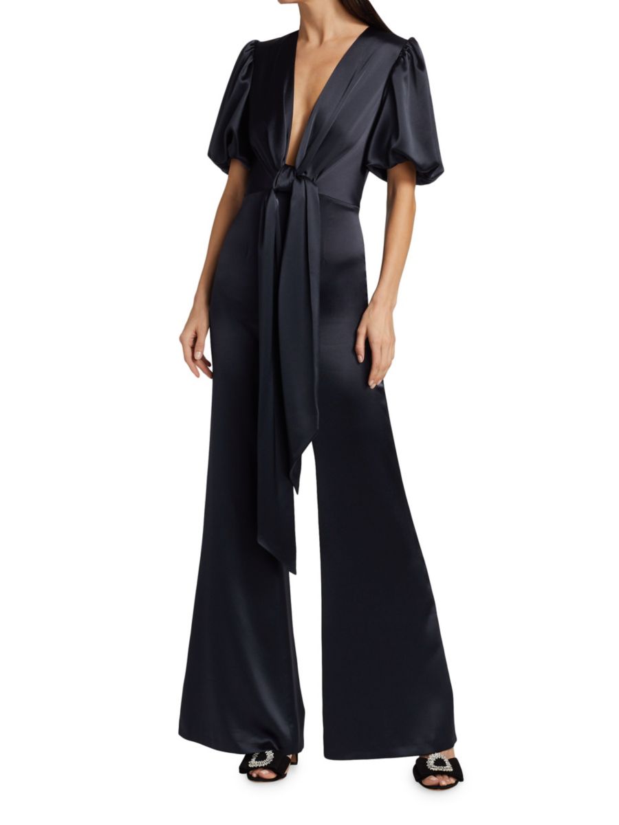 Комбинезон Eden с широкими штанинами и завязкой на талии Galvan, цвет Midnight
Комбинезон Eden с широкими штанинами и завязкой на талии Galvan, цвет Midnight