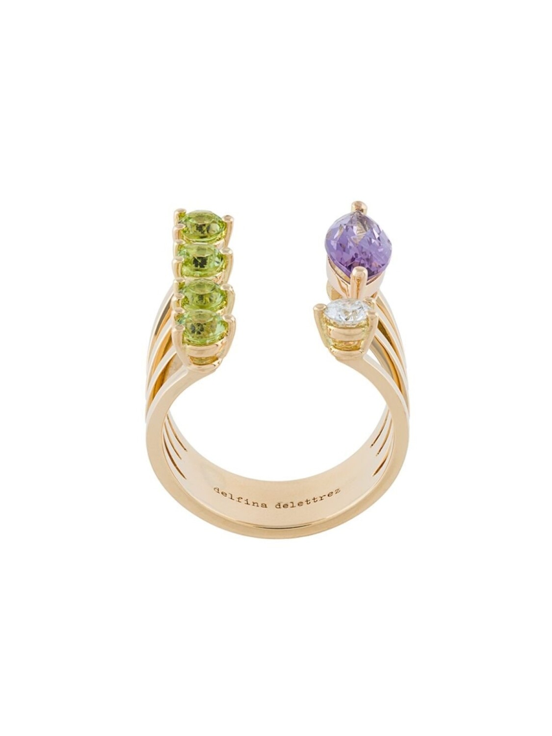 Золотое кольцо Today Tomorrow Dots с аметистом, перидотом и бриллиантами Delfina Delettrez, металлик, Желтый, Золотое кольцо Today Tomorrow Dots с аметистом, перидотом и бриллиантами Delfina Delettrez, металлик
Золотое кольцо Today Tomorrow Dots с аметистом, перидотом и бриллиантами Delfina Delettrez, металлик, Желтый, Золотое кольцо Today Tomorrow Dots с аметистом, перидотом и бриллиантами Delfina Delettrez, металлик