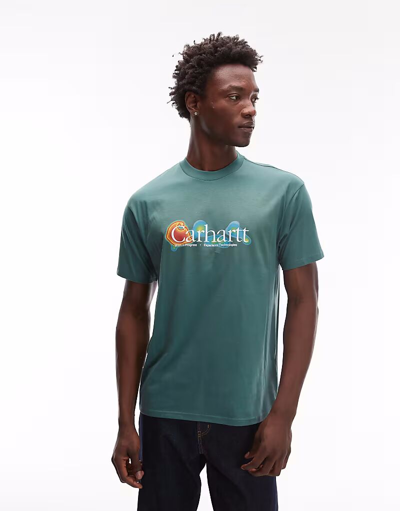 Свободная футболка зеленого цвета Carhartt Wip, Зеленый, Свободная футболка зеленого цвета Carhartt Wip
Свободная футболка зеленого цвета Carhartt Wip, Зеленый, Свободная футболка зеленого цвета Carhartt Wip