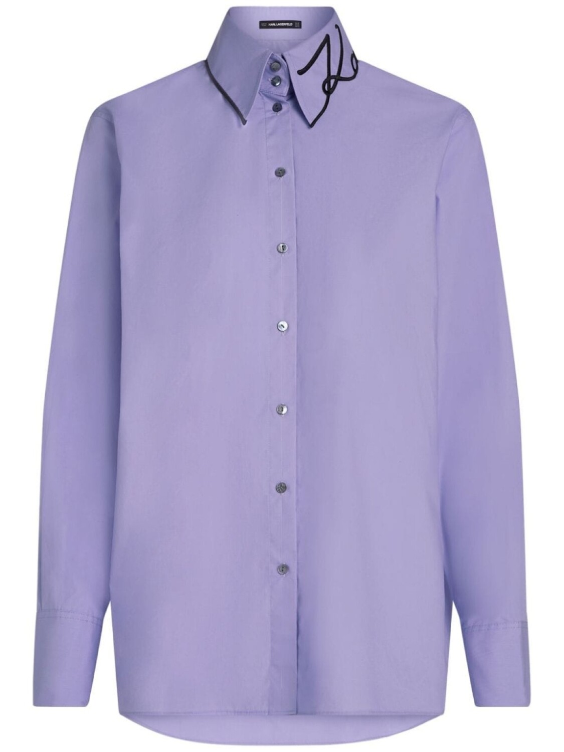 Karl Lagerfeld поплиновая рубашка с логотипом, фиолетовый
Karl Lagerfeld поплиновая рубашка с логотипом, фиолетовый