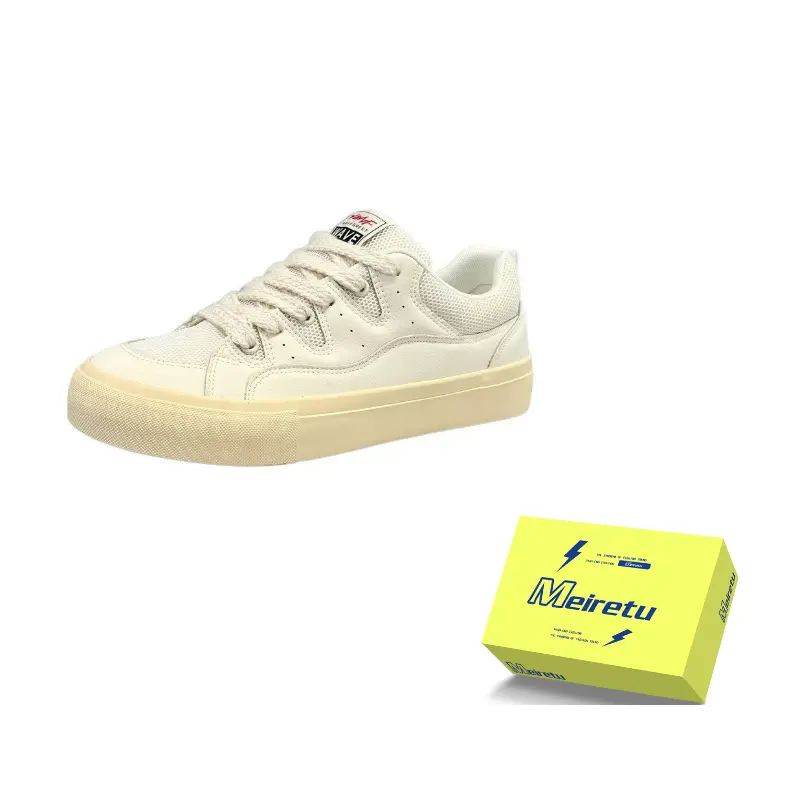 Meiretu Нескользящие легкие низкие скейтерские кроссовки мужские бежевые, цвет Beige
Meiretu Нескользящие легкие низкие скейтерские кроссовки мужские бежевые, цвет Beige