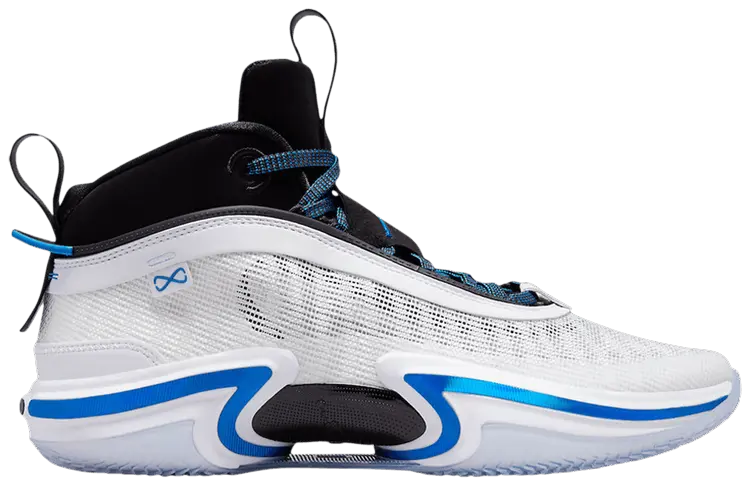 Кроссовки Air Jordan 36 'Sport Blue', белый 
Кроссовки Air Jordan 36 'Sport Blue', белый