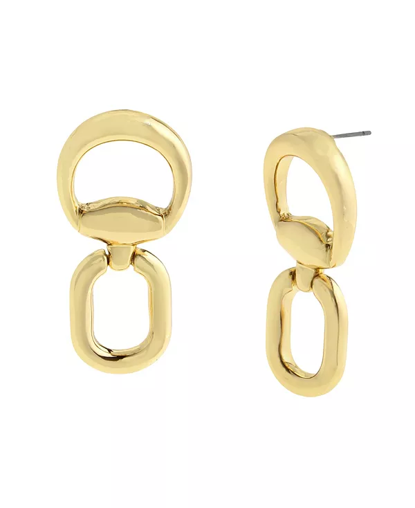 Золотые студенческие серьги-подвески Steve Madden, gold
Золотые студенческие серьги-подвески Steve Madden, gold