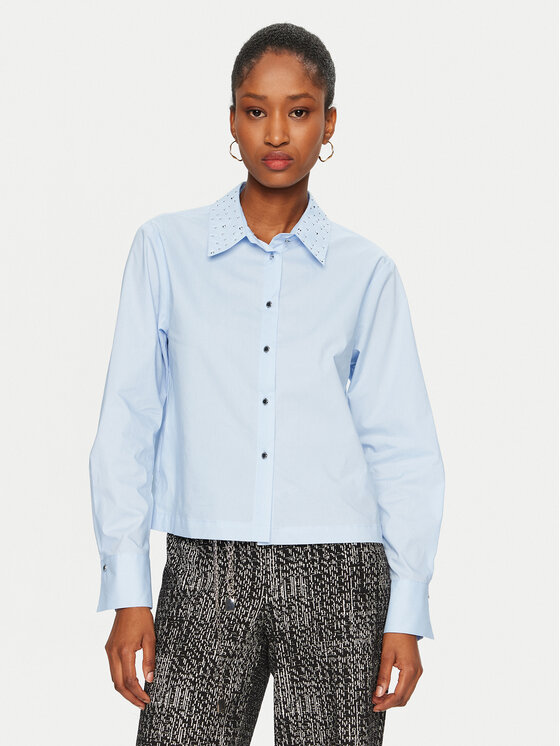 Рубашка свободного кроя Morgan, голубой
Рубашка свободного кроя Morgan, голубой