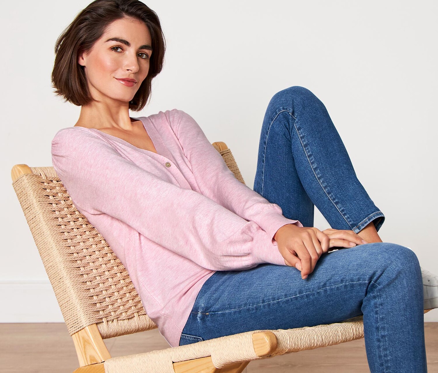 Кардиган тонкой вязки Tchibo, розовый пестрый
Кардиган тонкой вязки Tchibo, розовый пестрый