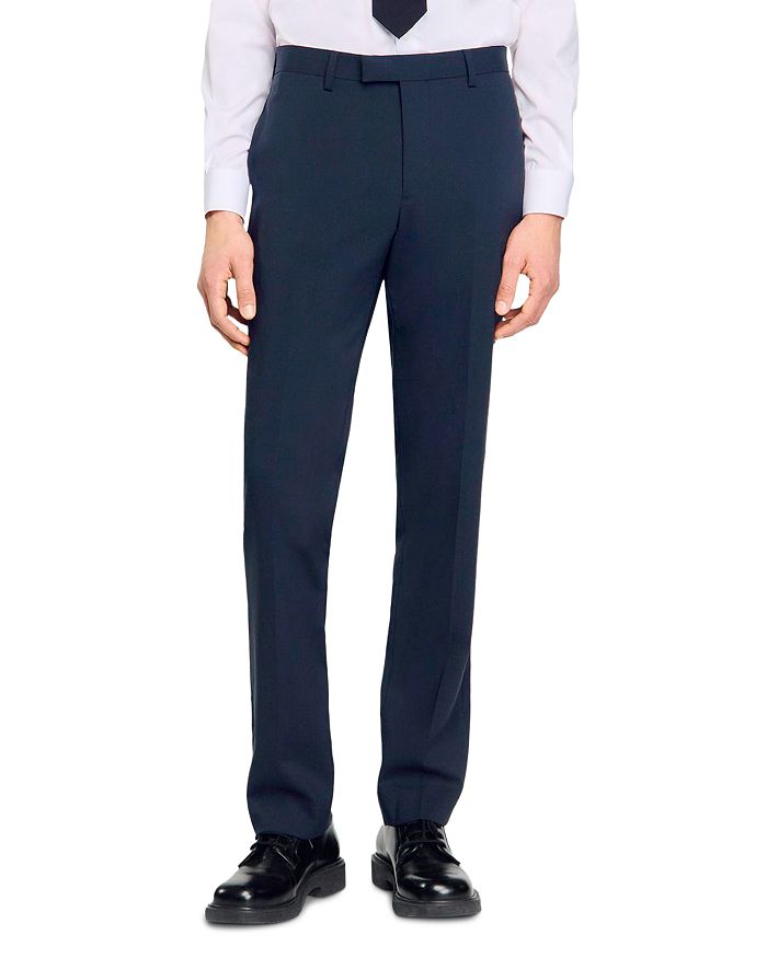 Шерстяные брюки для костюма Sandro, синий
Шерстяные брюки для костюма Sandro, синий