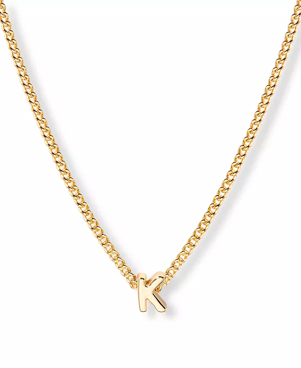 Позолоченное короткое мини-колье с инициалами Киры Brook & York, gold-k
Позолоченное короткое мини-колье с инициалами Киры Brook & York, gold-k