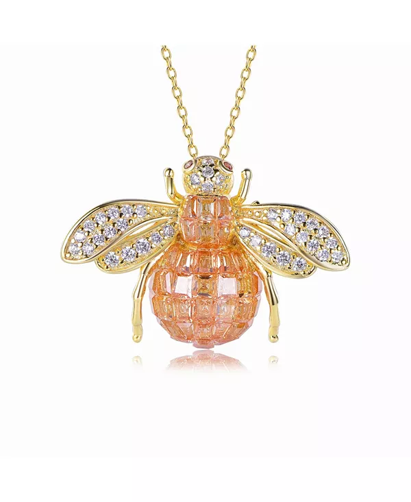 Подвеска Suzy Levian в виде шмеля из стерлингового серебра с невидимым набором кубических цирконий Suzy Levian New York, orange
Подвеска Suzy Levian в виде шмеля из стерлингового серебра с невидимым набором кубических цирконий Suzy Levian New York, orange