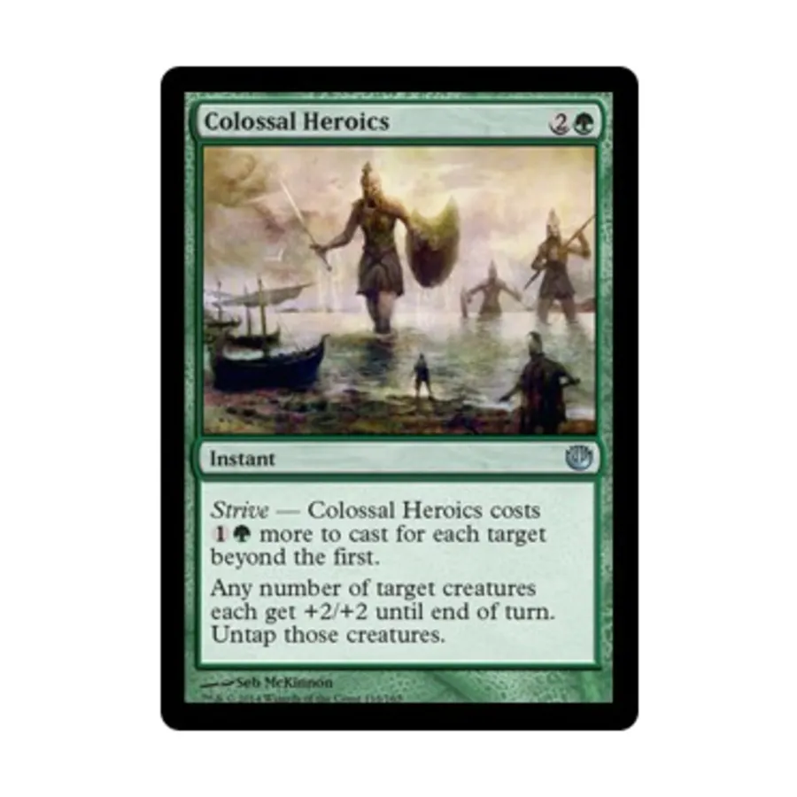 CCG Колоссальный героизм (U), MTG - Journey into Nyx
CCG Колоссальный героизм (U), MTG - Journey into Nyx