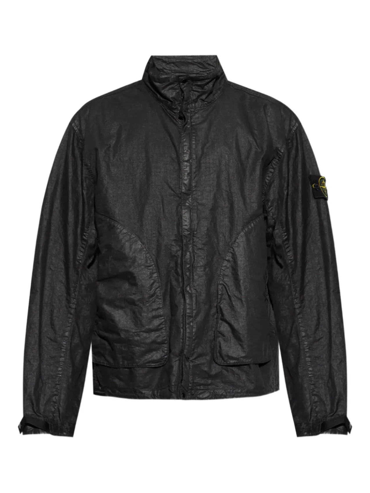 Куртка с значком компаса Stone Island, черный 
Куртка с значком компаса Stone Island, черный