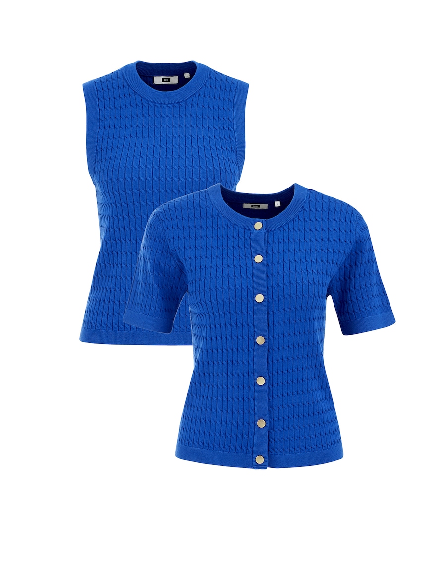 Вязаный кардиган WE Fashion, Cobalt Blue
Вязаный кардиган WE Fashion, Cobalt Blue