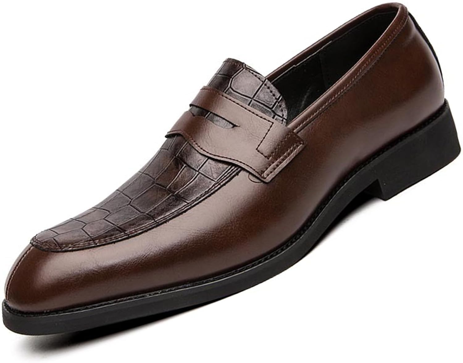 Мужские кожаные туфли слипоны, роскошные лоферы с тиснением под аллигатора, мягкая подошва, деловые оксфорды, мокасины, классические свадебные и туфли Devileyeze, коричневый
Мужские кожаные туфли слипоны, роскошные лоферы с тиснением под аллигатора, мягкая подошва, деловые оксфорды, мокасины, классические свадебные и туфли Devileyeze, коричневый