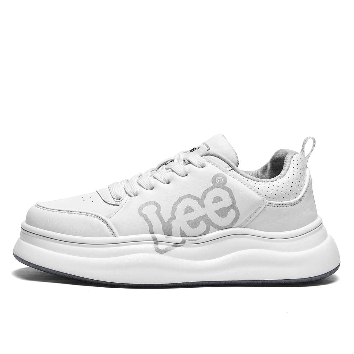 Lee Белые кроссовки модные универсальные низкие скейтерские мужские, цвет White
Lee Белые кроссовки модные универсальные низкие скейтерские мужские, цвет White