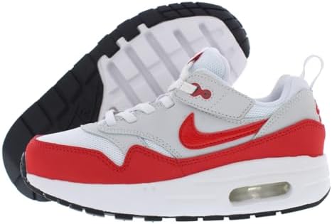 Кроссовки Nike Air Max 1 для мальчиков, белый/красный/серый
Кроссовки Nike Air Max 1 для мальчиков, белый/красный/серый