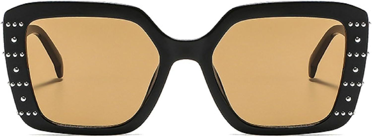 Модные женские квадратные солнцезащитные очки, модные очки с леопардовым принтом, сине-зеленые очки с защитой от УФ-излучения UV400, ретро-очки для мужчин с заклепками mincl, Black Brown
Модные женские квадратные солнцезащитные очки, модные очки с леопардовым принтом, сине-зеленые очки с защитой от УФ-излучения UV400, ретро-очки для мужчин с заклепками mincl, Black Brown