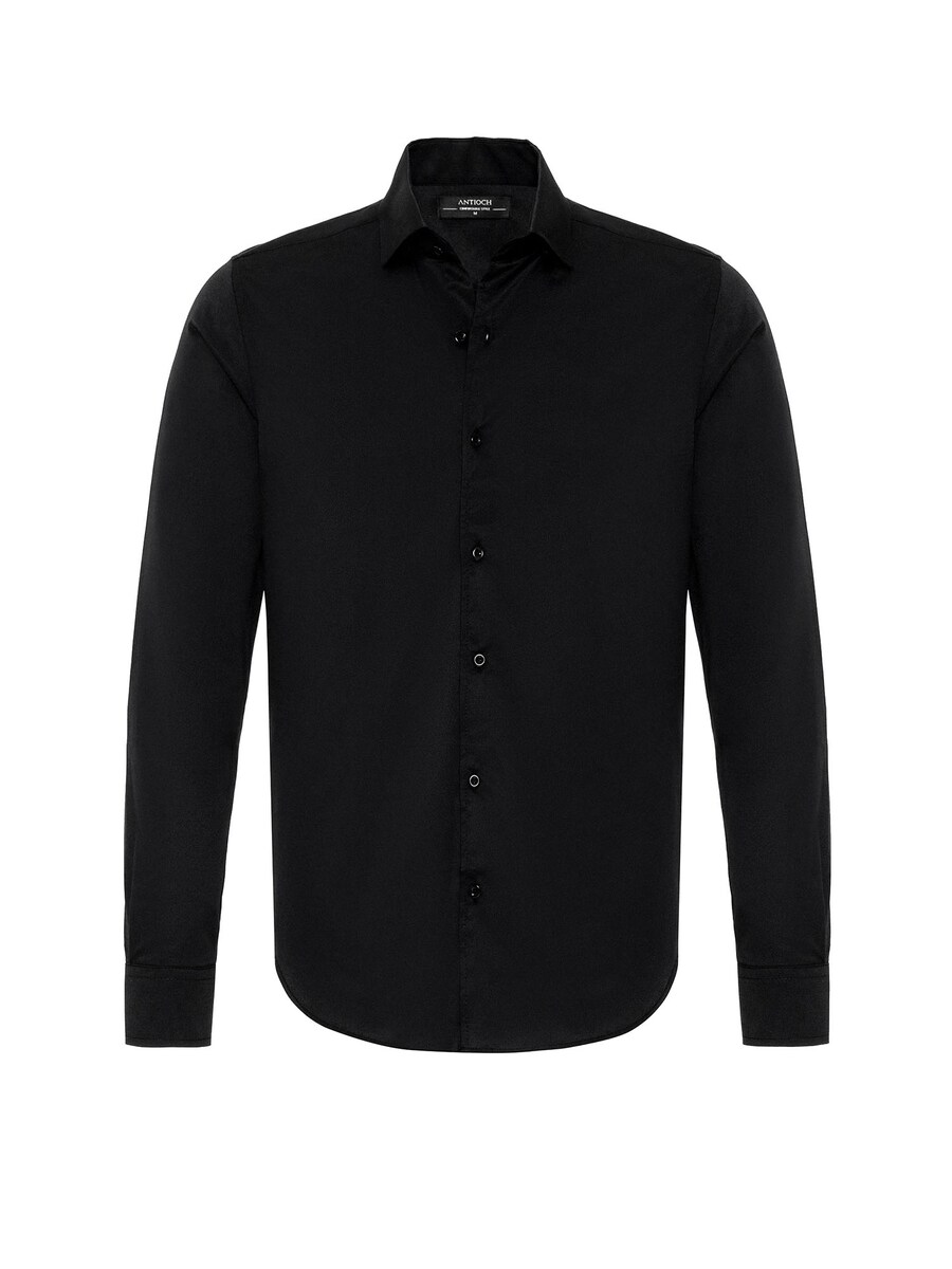 Приталенная рубашка на пуговицах Antioch, черный
Приталенная рубашка на пуговицах Antioch, черный