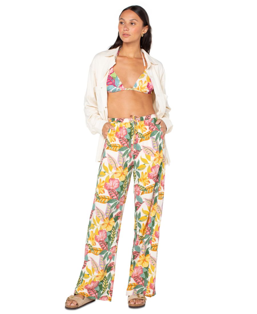 Детские брюки So Precious с цветочным принтом и завязками на талии Roxy, Egret Sangria Tropics
Детские брюки So Precious с цветочным принтом и завязками на талии Roxy, Egret Sangria Tropics