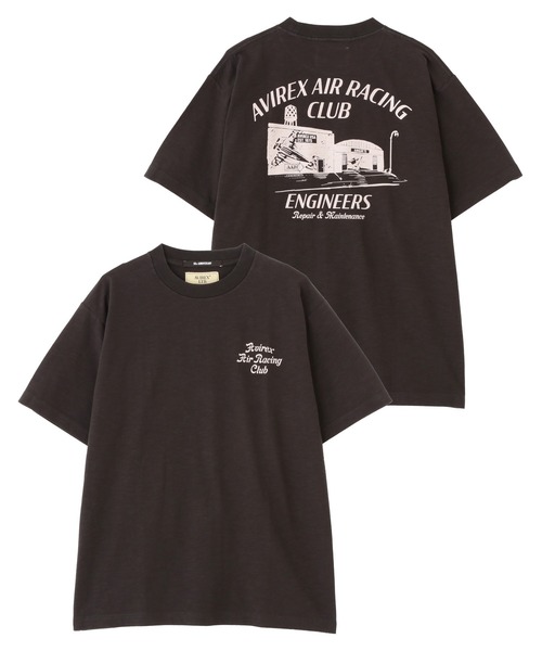 AVIREX Футболка с коротким рукавом, из фактурной ткани, Avierex, черный
AVIREX Футболка с коротким рукавом, из фактурной ткани, Avierex, черный