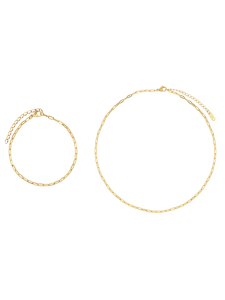 Steel_Art Мужской ювелирный набор, состоящий из колье и браслета, комплект «Дэнни», золотистого цвета
Steel_Art Мужской ювелирный набор, состоящий из колье и браслета, комплект «Дэнни», золотистого цвета