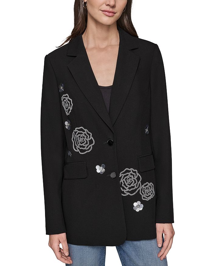 Блейзер с рисунком розы KARL LAGERFELD PARIS, черный
Блейзер с рисунком розы KARL LAGERFELD PARIS, черный