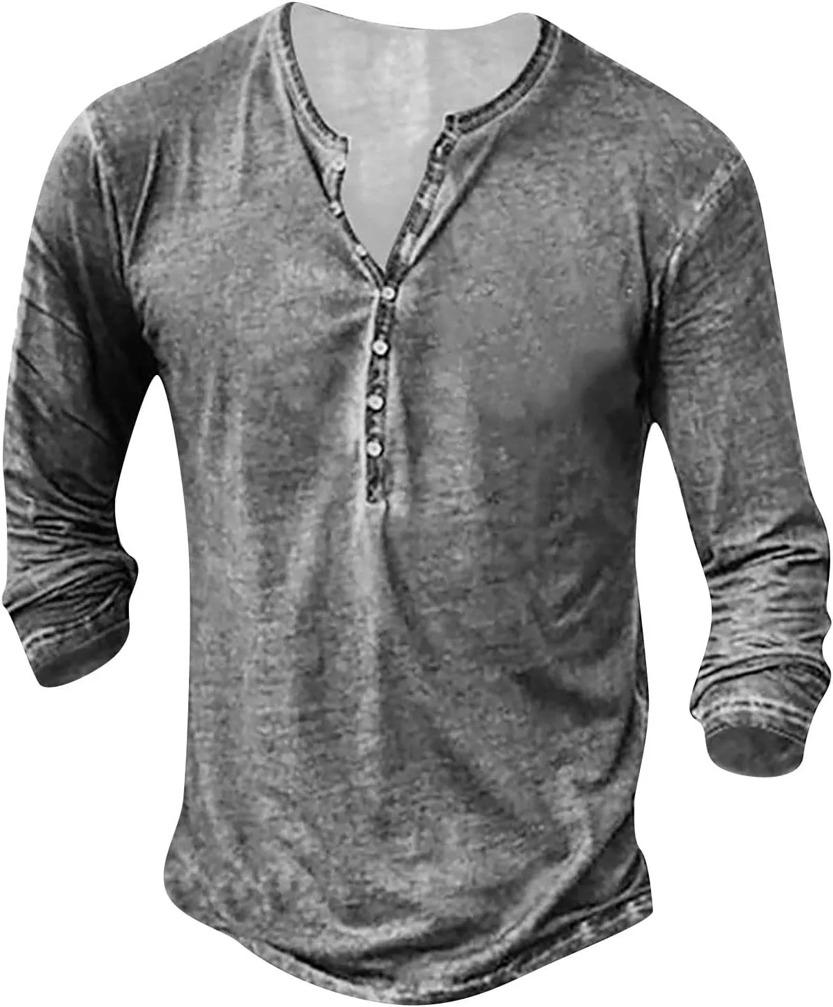 Мужская повседневная футболка Henley с длинным рукавом и эффектом поношенности, M-4XL RTRDE
Мужская повседневная футболка Henley с длинным рукавом и эффектом поношенности, M-4XL RTRDE