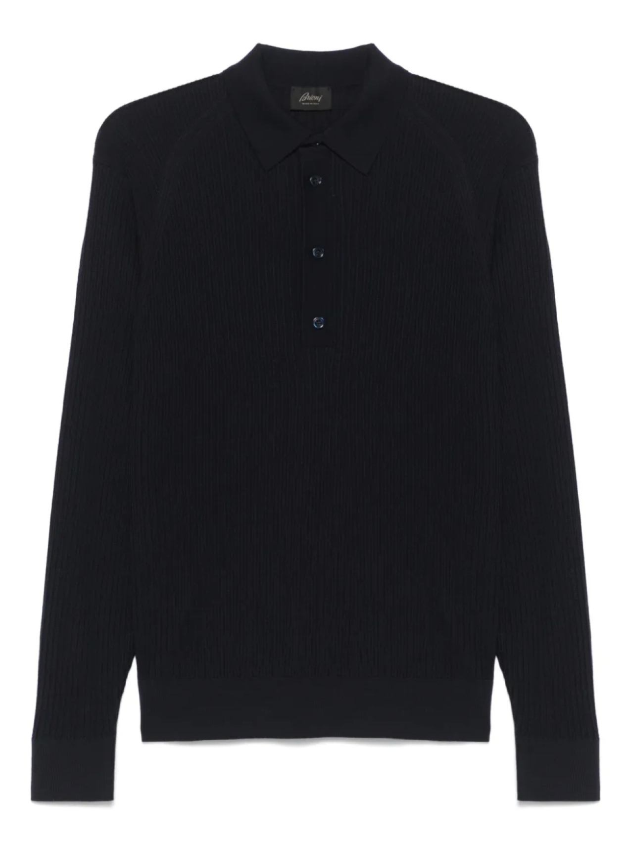 Рубашка-поло из рубчатой вязки Brioni, синий
Рубашка-поло из рубчатой вязки Brioni, синий