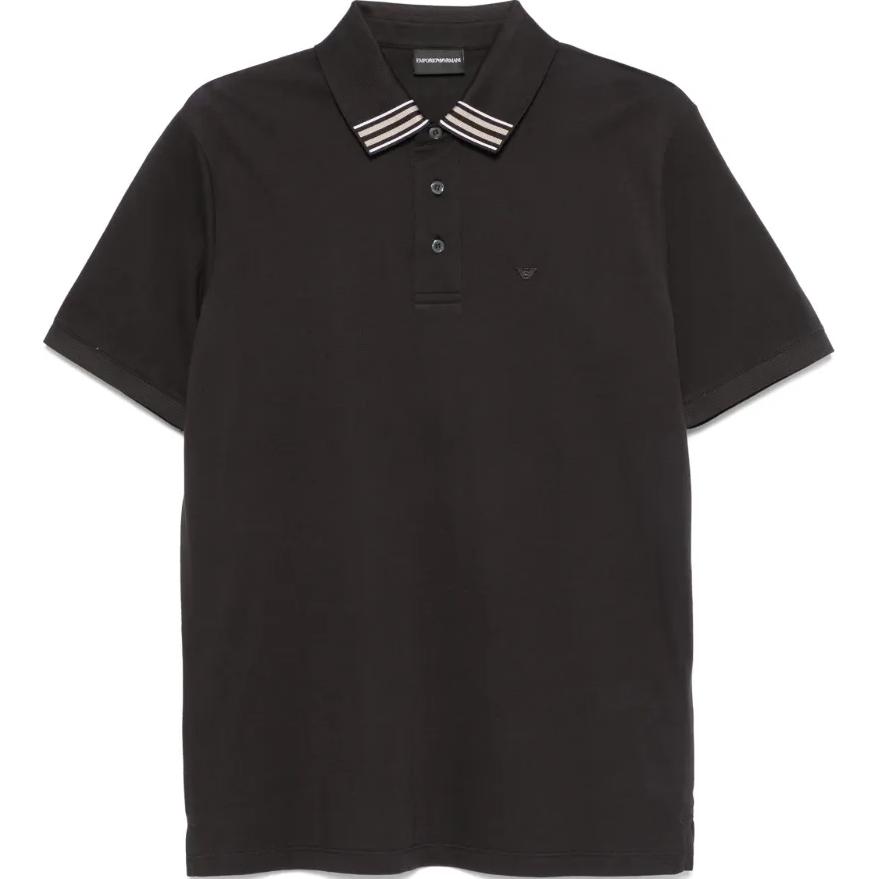 Поло с вышитым логотипом EMPORIO ARMANI, черный
Поло с вышитым логотипом EMPORIO ARMANI, черный