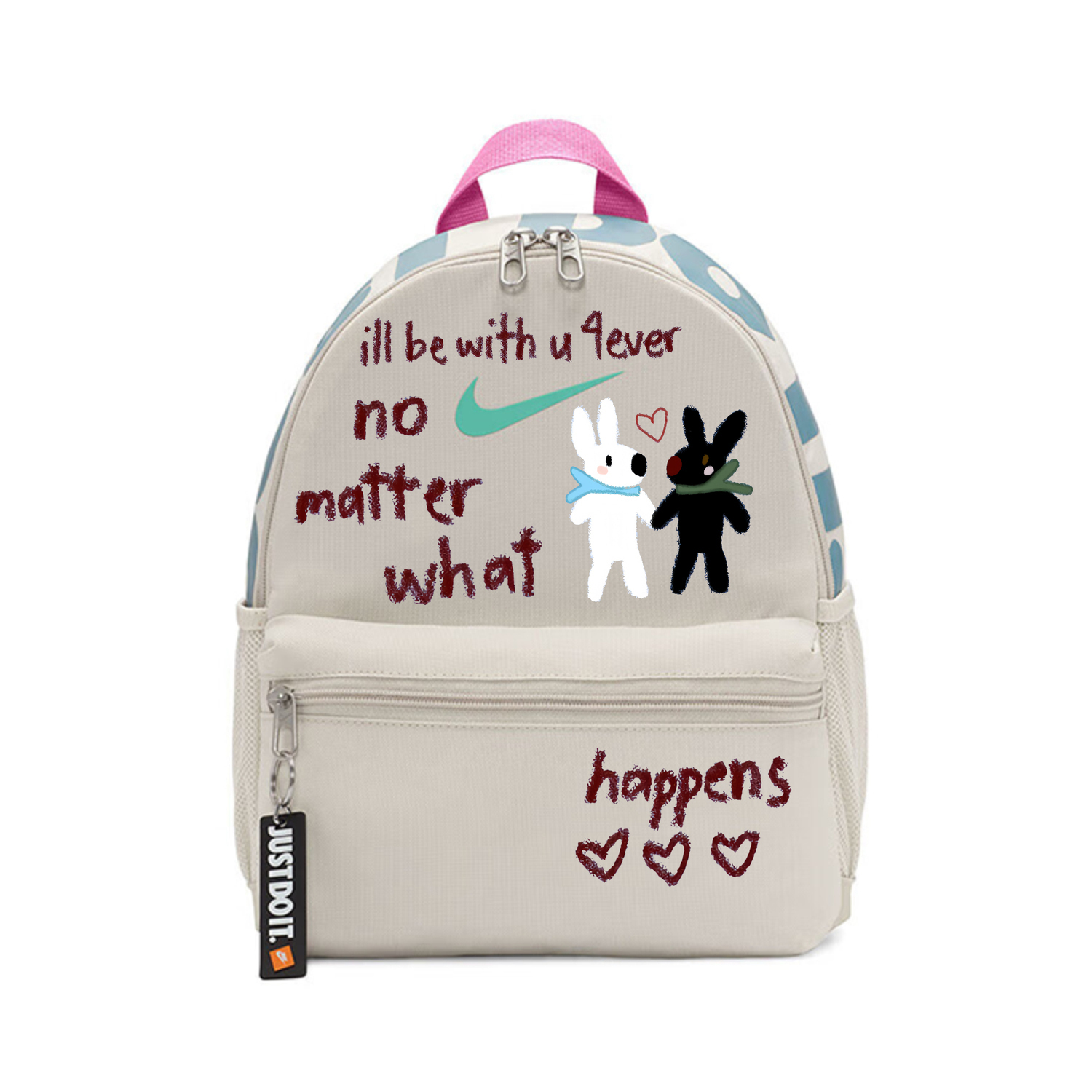 Nike Бикио, детский рюкзак из серо-белой ткани, Adorable Rabbit
Nike Бикио, детский рюкзак из серо-белой ткани, Adorable Rabbit