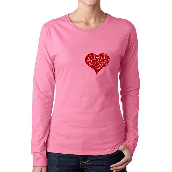 Футболка с длинным рукавом All you need is love для женщин La Pop Art, Pink, Розовый, Футболка с длинным рукавом All you need is love для женщин La Pop Art, Pink
Футболка с длинным рукавом All you need is love для женщин La Pop Art, Pink, Розовый, Футболка с длинным рукавом All you need is love для женщин La Pop Art, Pink