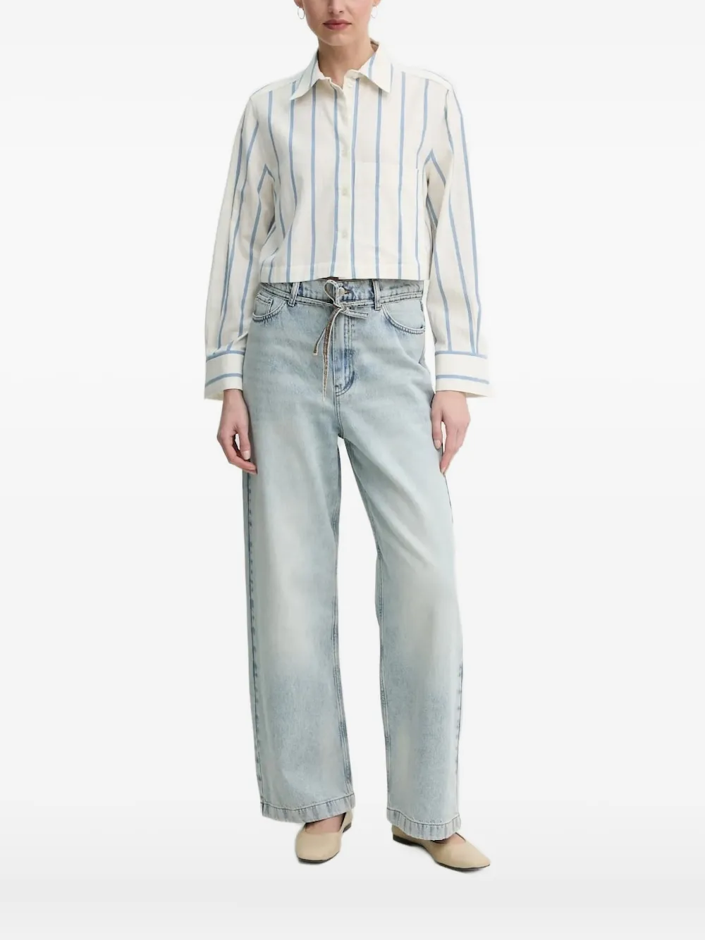 Полосатая рубашка Day Birger Et Mikkelsen, белый
Полосатая рубашка Day Birger Et Mikkelsen, белый