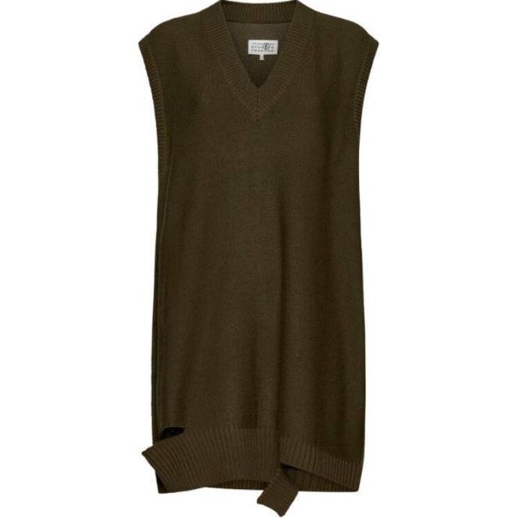 Жилет женский Mm6 Maison Margiela удлиненный, зеленый
Жилет женский Mm6 Maison Margiela удлиненный, зеленый