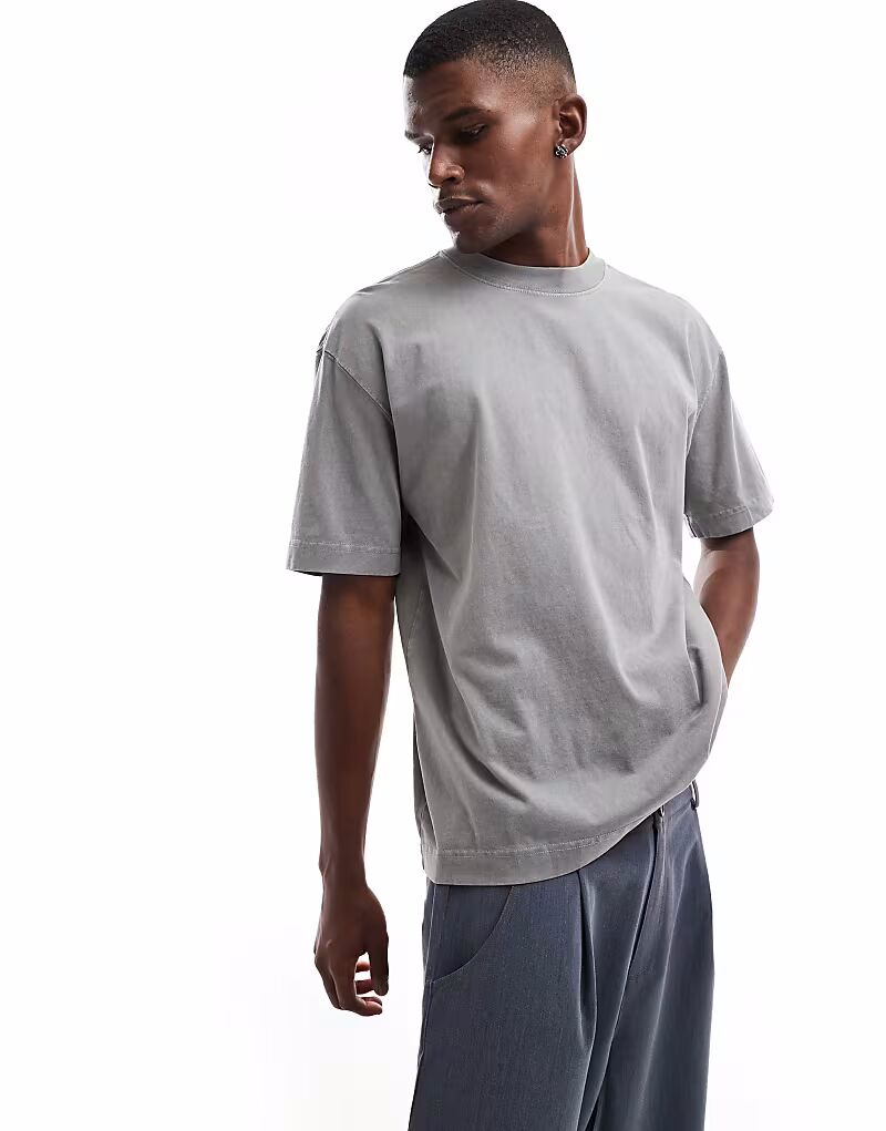 Футболка свободного кроя Hollister с короткими рукавами серого цвета
Футболка свободного кроя Hollister с короткими рукавами серого цвета