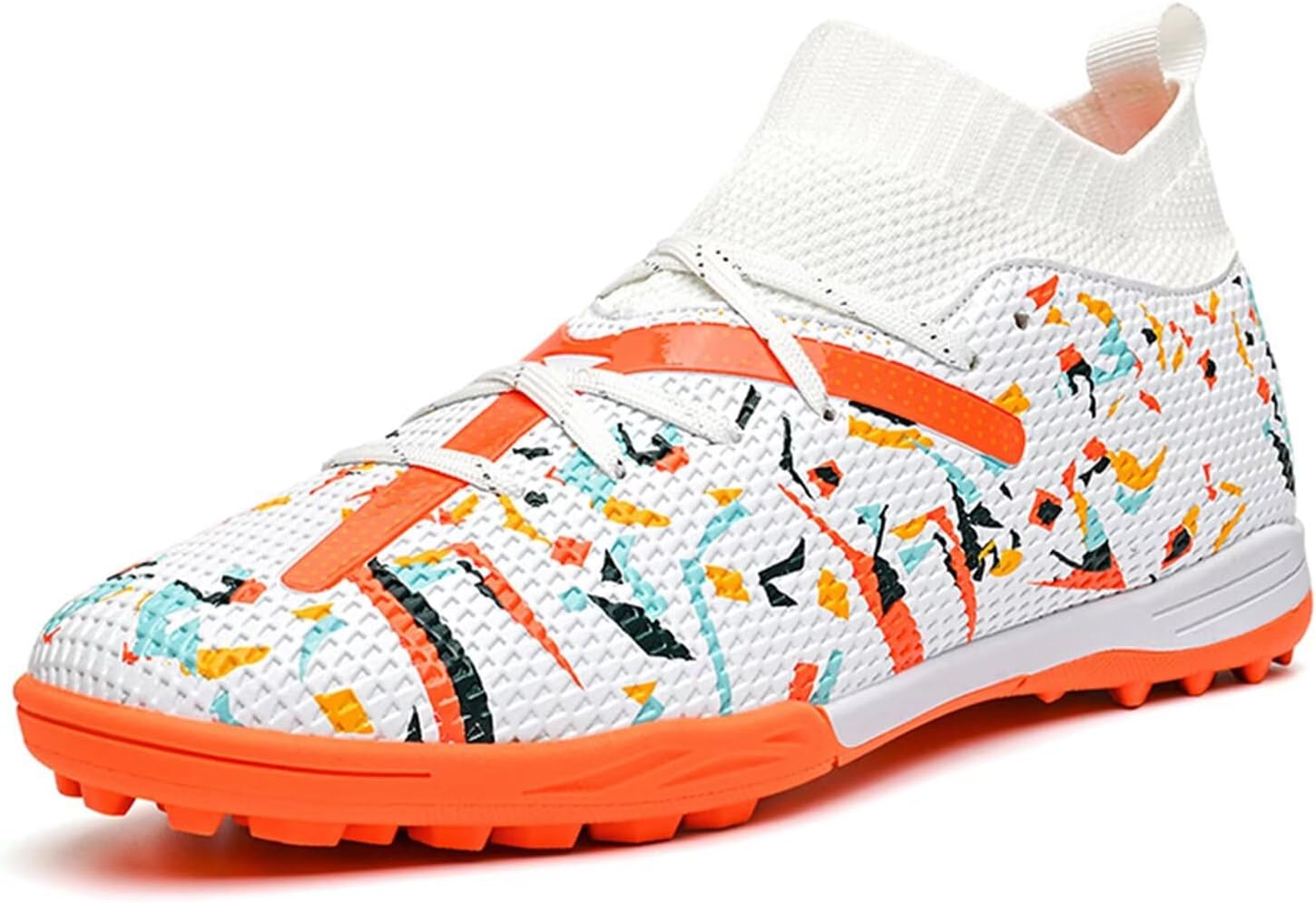 Мужские футбольные бутсы для искусственного газона, женские и детские высокие футбольные бутсы для игры в помещении, спортивные бутсы до щиколотки с шипами для игры в помещении AG Purfitall, оранжевый
Мужские футбольные бутсы для искусственного газона, женские и детские высокие футбольные бутсы для игры в помещении, спортивные бутсы до щиколотки с шипами для игры в помещении AG Purfitall, оранжевый