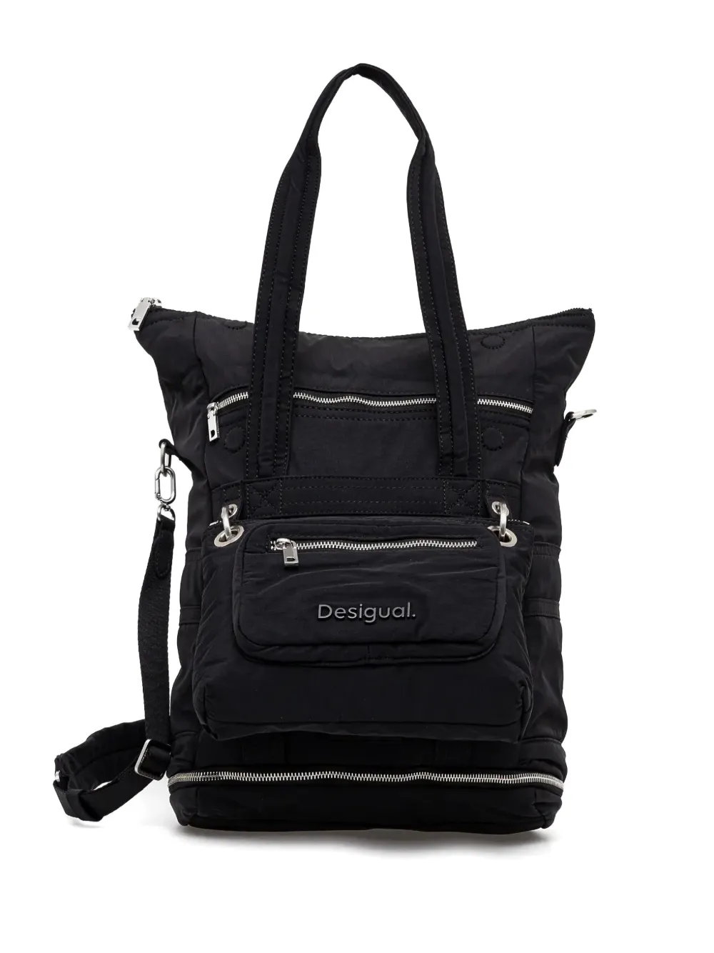 Рюкзак со съемным карманом на молнии Desigual, черный
Рюкзак со съемным карманом на молнии Desigual, черный