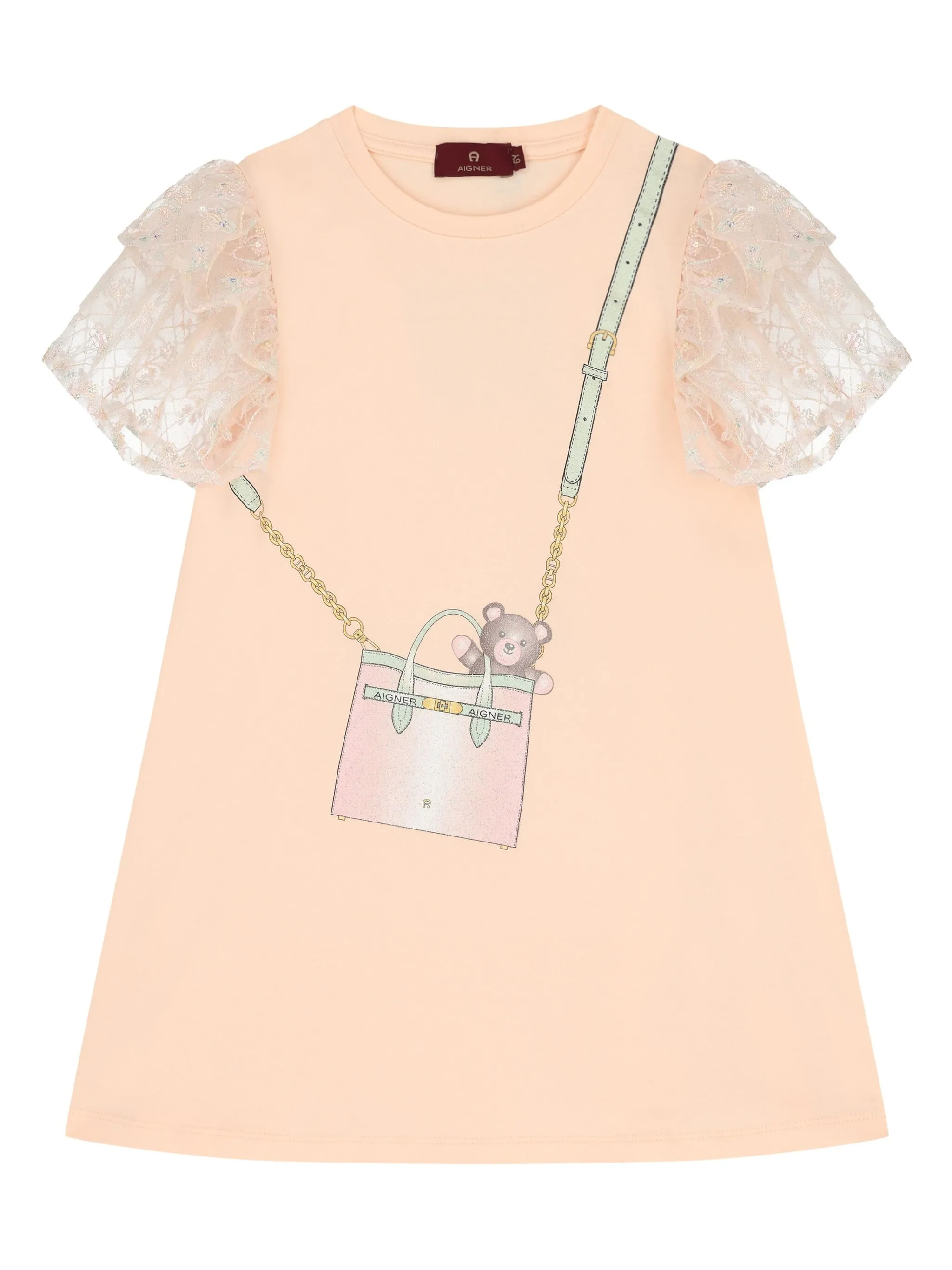 Платье с принтом Aigner Kids, розовый
Платье с принтом Aigner Kids, розовый