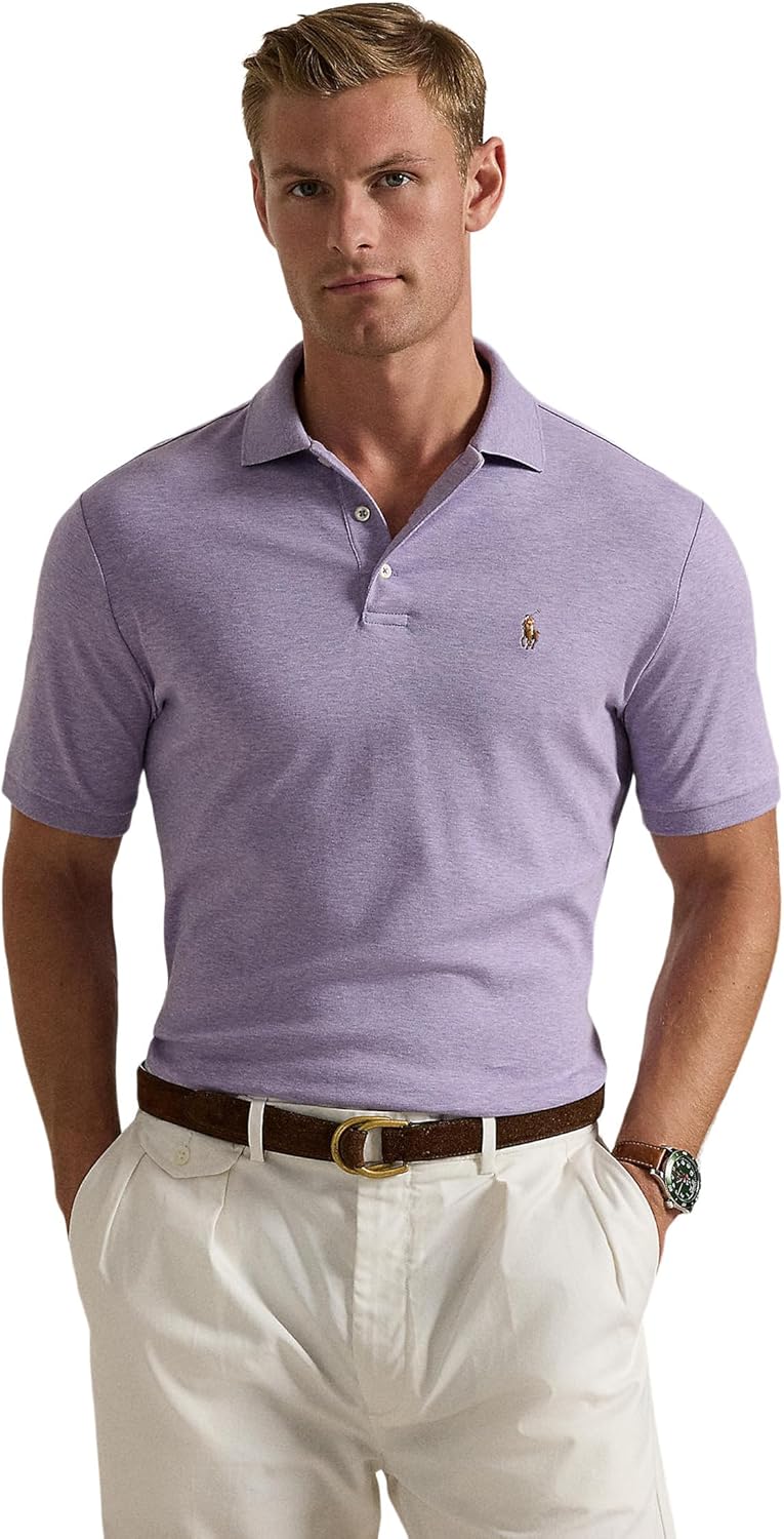 POLO RALPH LAUREN Мужская короткая футболка Solid Kc Soft Touch-Classic, Amethyst Heather
POLO RALPH LAUREN Мужская короткая футболка Solid Kc Soft Touch-Classic, Amethyst Heather