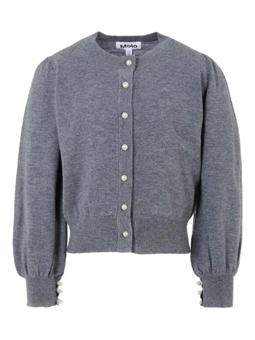 Кардиган с объемными рукавами Molo, серый
Кардиган с объемными рукавами Molo, серый
