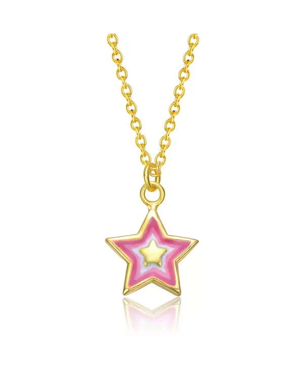 Ожерелье с подвеской в виде звезды удачи красного и белого цвета, покрытое 14-каратным золотом Gigigirl, pink
Ожерелье с подвеской в виде звезды удачи красного и белого цвета, покрытое 14-каратным золотом Gigigirl, pink