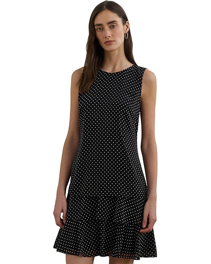 Платье Lauren Ralph Lauren Polka Dot Crinkle Georgette Shift Dress, цвет Black/Cream
Платье Lauren Ralph Lauren Polka Dot Crinkle Georgette Shift Dress, цвет Black/Cream