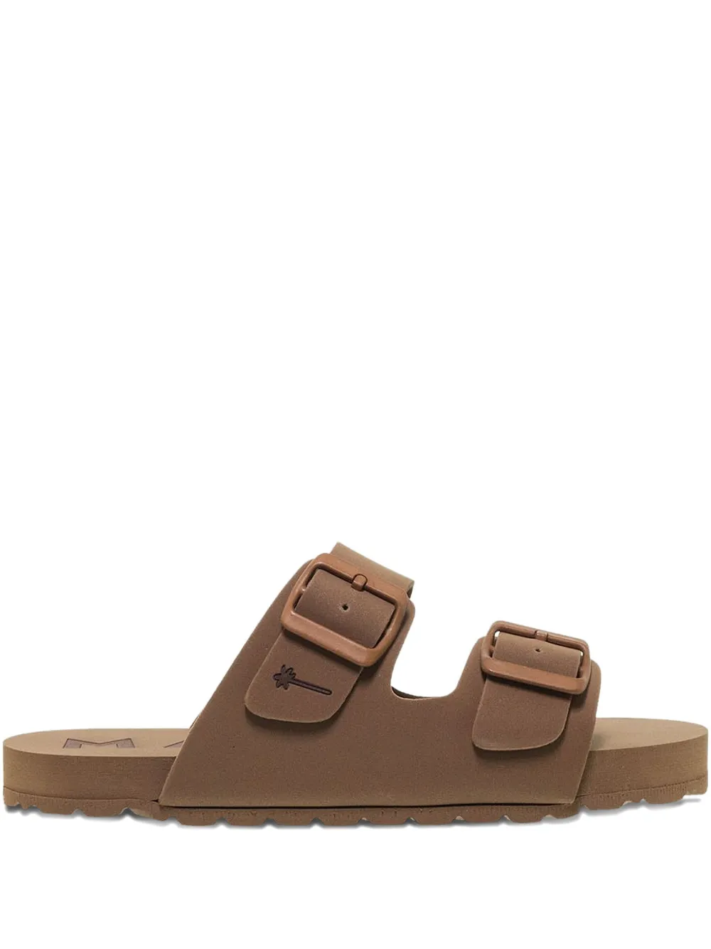 Сандалии с двумя пряжками Manebi, коричневый 
Сандалии с двумя пряжками Manebi, коричневый