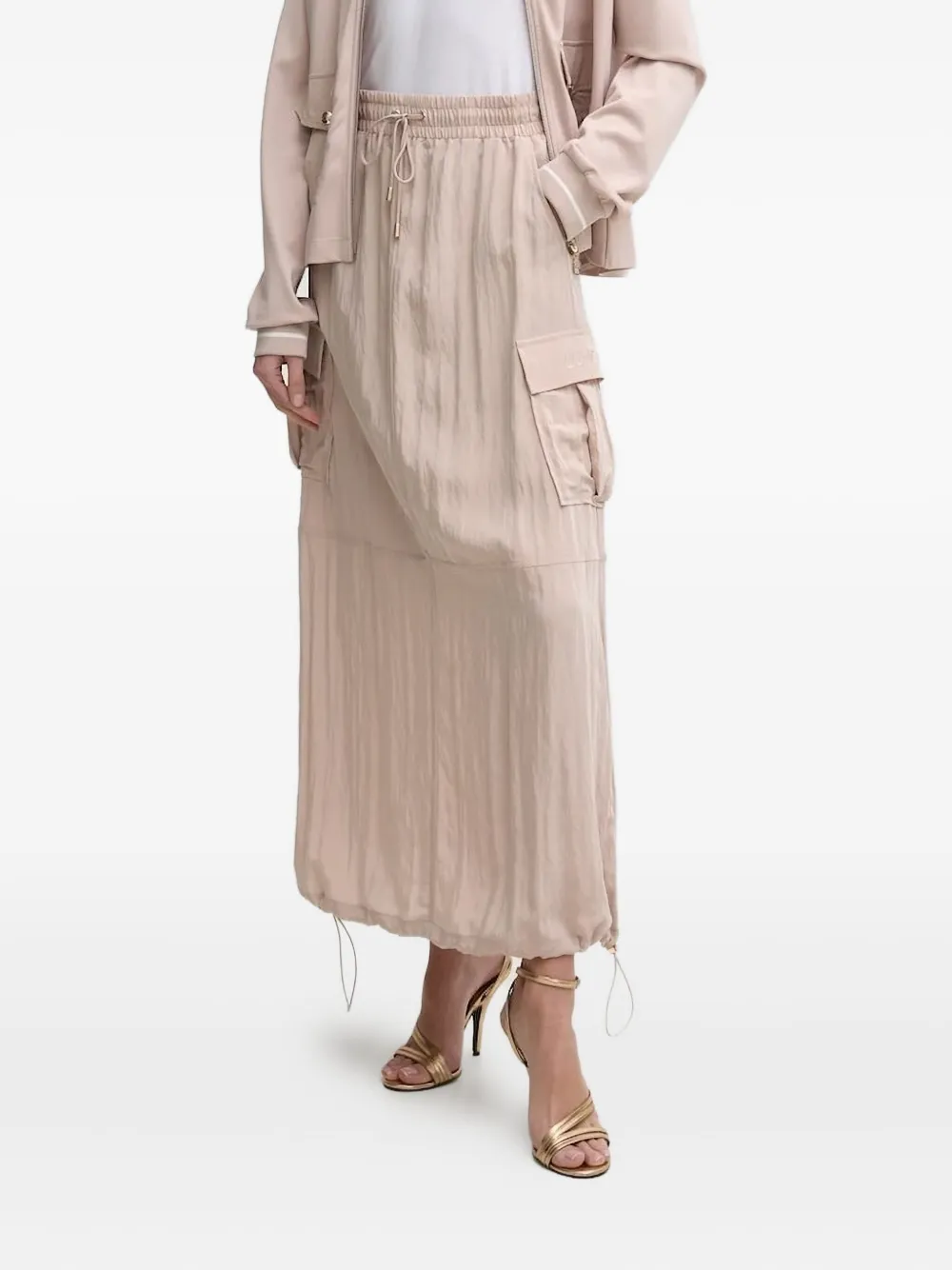 Юбка карго с кулиской LIU JO, розовый
Юбка карго с кулиской LIU JO, розовый